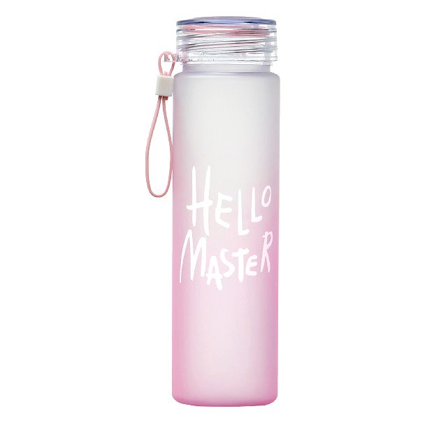 Бутылка для воды, 500 мл Hello Master, 22 х 6 см, розовая