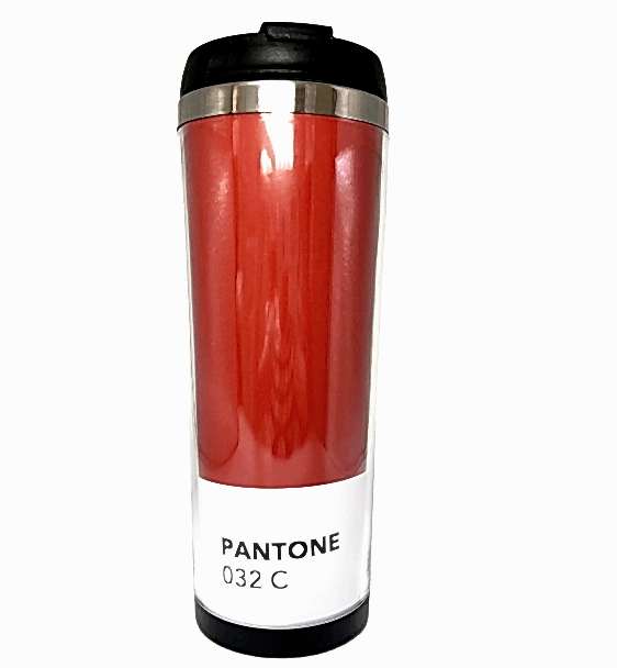 Термостакан 450 мл, Дизайнерская коллекция "Pantone", красный