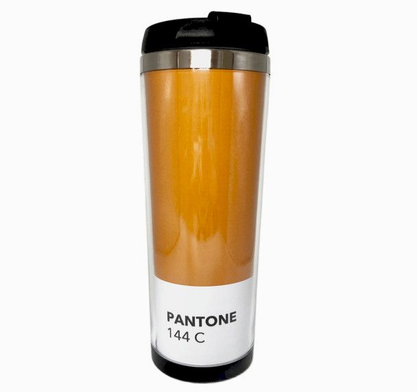 Термостакан 450 мл, Дизайнерская коллекция "Pantone", оранжевый